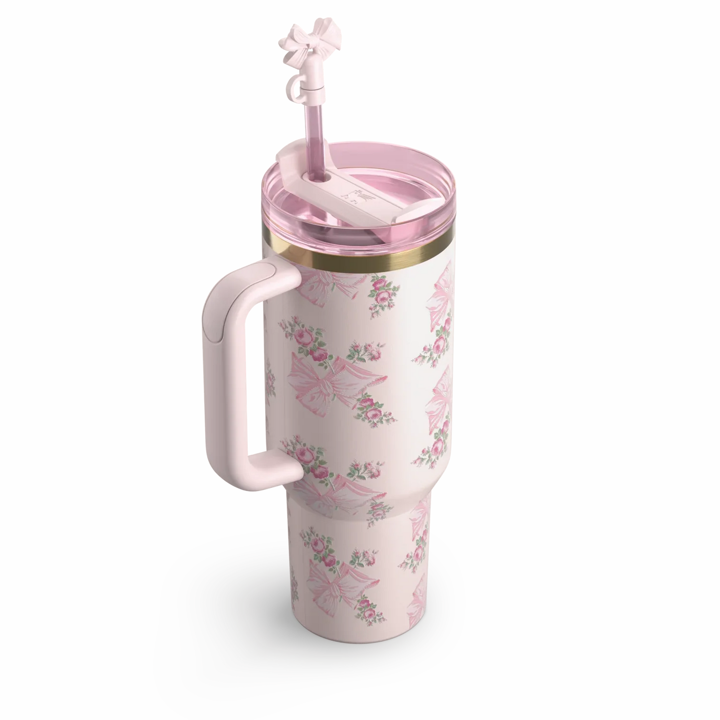 Stanley x LoveShackFancy Holiday Quencher | 40 OZ – Pink