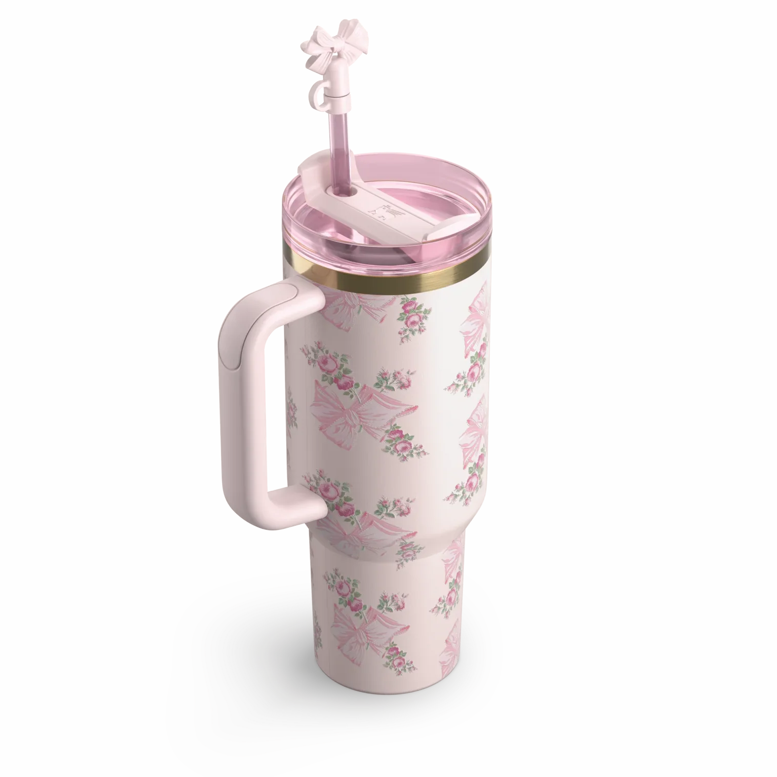 Stanley x LoveShackFancy Holiday Quencher | 40 OZ – Pink