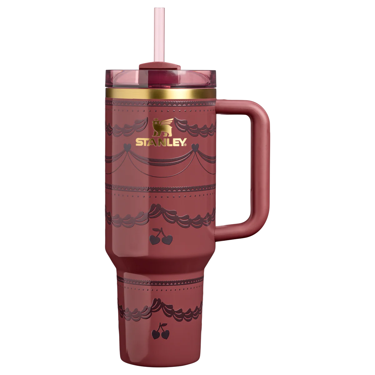 Stanley Valentine’s Day Quencher H2.0 Flowstate™ Tumbler | 40 OZ – Red Velvet Cake
