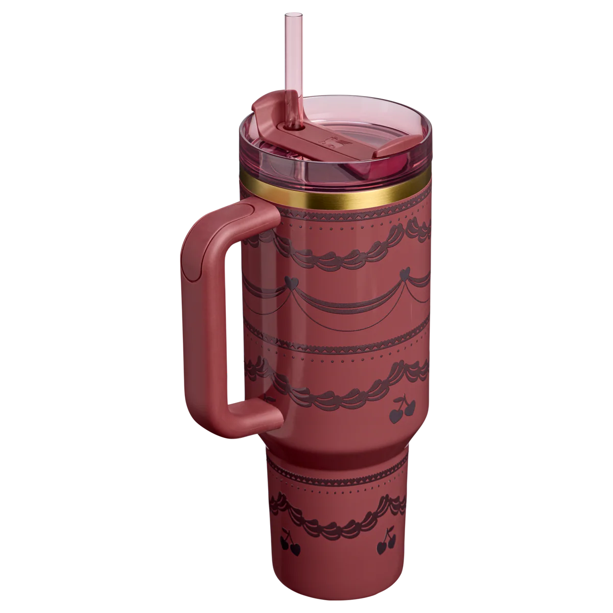 Stanley Valentine’s Day Quencher H2.0 Flowstate™ Tumbler | 40 OZ – Red Velvet Cake