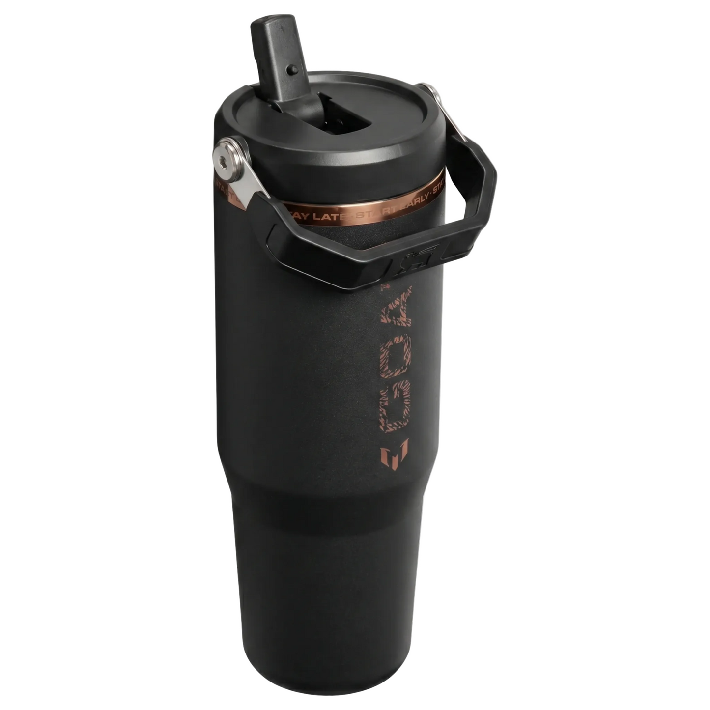 Messi x Stanley IceFlow™ Flip Straw Tumbler | 30 OZ – GOAT Black